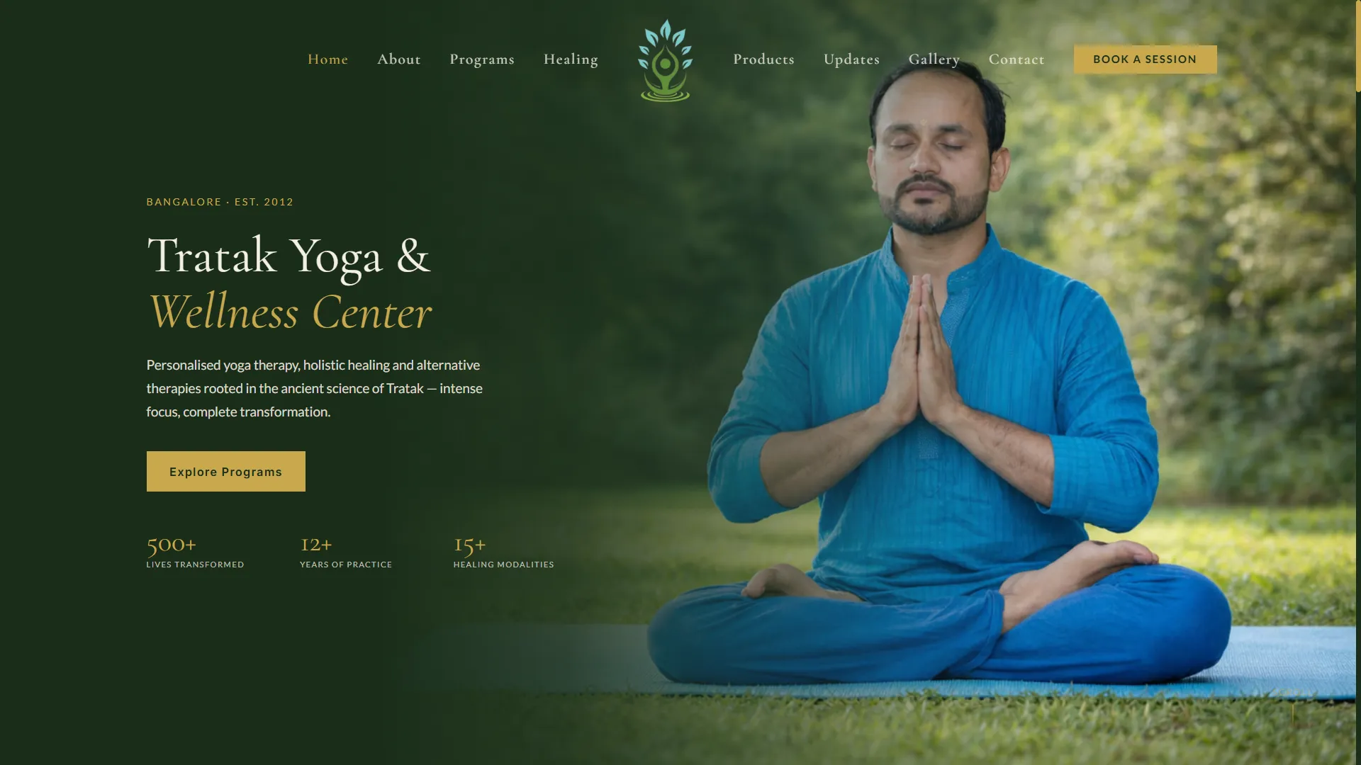 Tratak Yoga & Wellness Center Site 